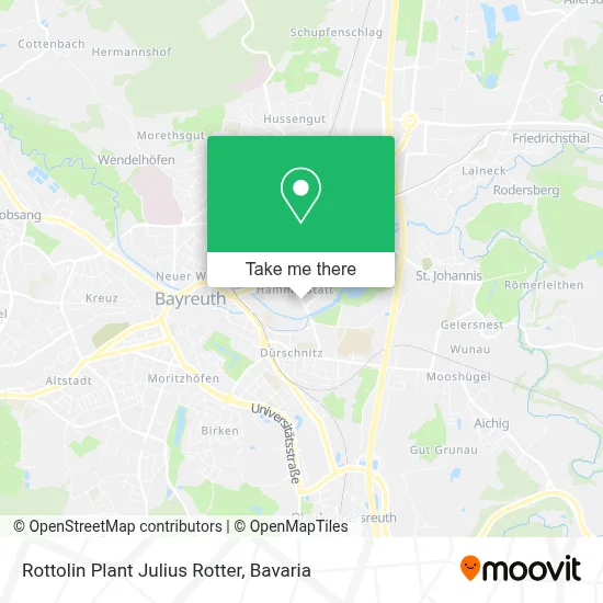 Rottolin Plant Julius Rotter map