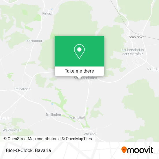Bier-O-Clock map