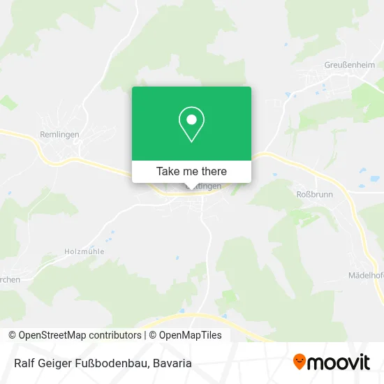 Ralf Geiger Fußbodenbau map