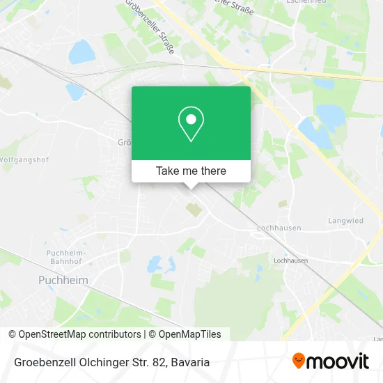 Groebenzell Olchinger Str. 82 map