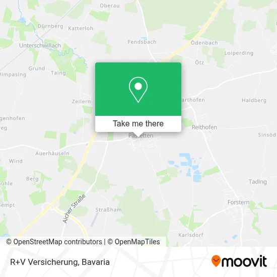 R+V Versicherung map