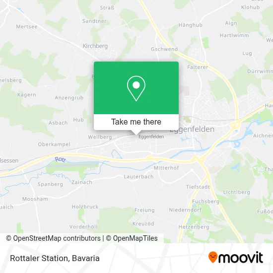 Rottaler Station map