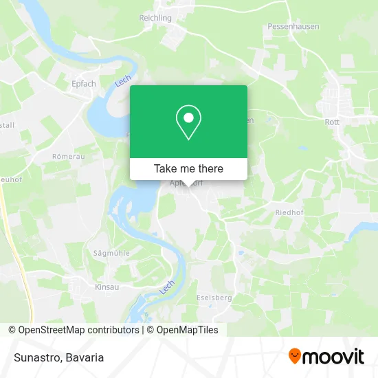 Sunastro map
