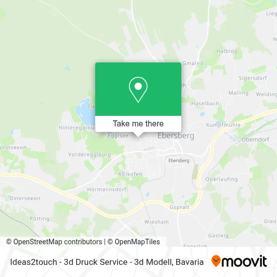 Ideas2touch - 3d Druck Service - 3d Modell map