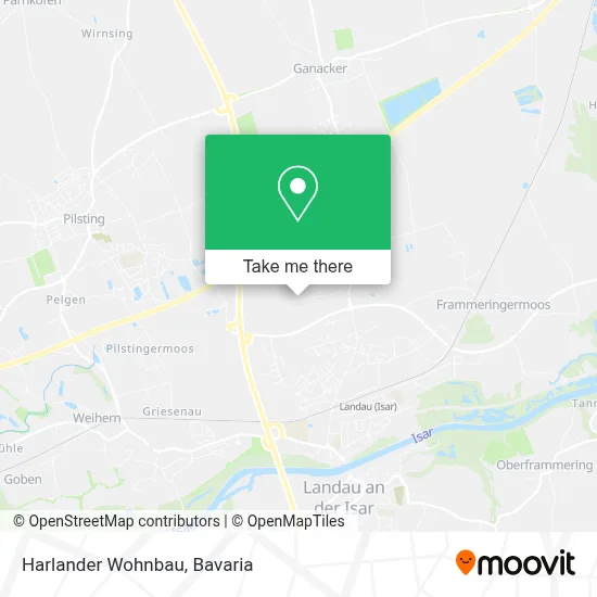 Harlander Wohnbau map