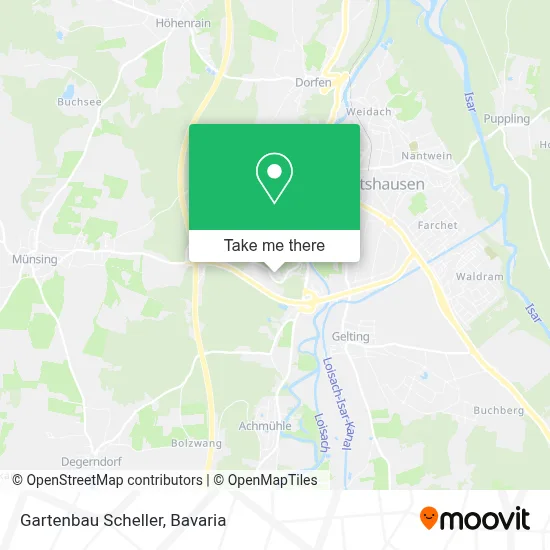 Gartenbau Scheller map