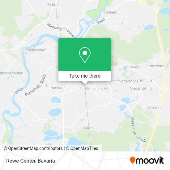 Rewe Center map