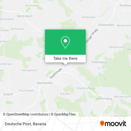 Deutsche Post map