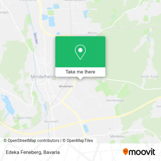 Edeka Feneberg map
