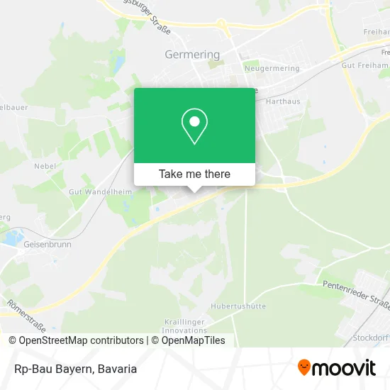 Rp-Bau Bayern map