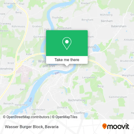 Wasser Burger Block map