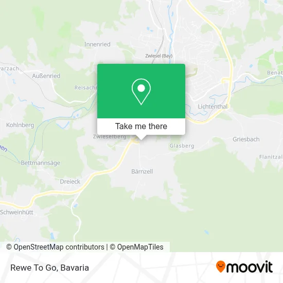 Rewe To Go map