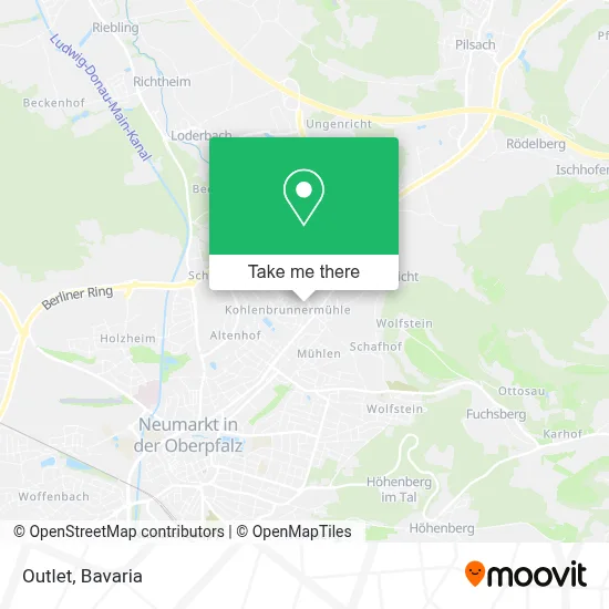 Outlet map