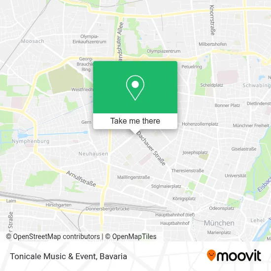 Tonicale Music & Event map
