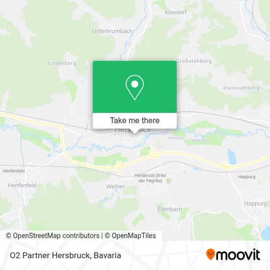 O2 Partner Hersbruck map