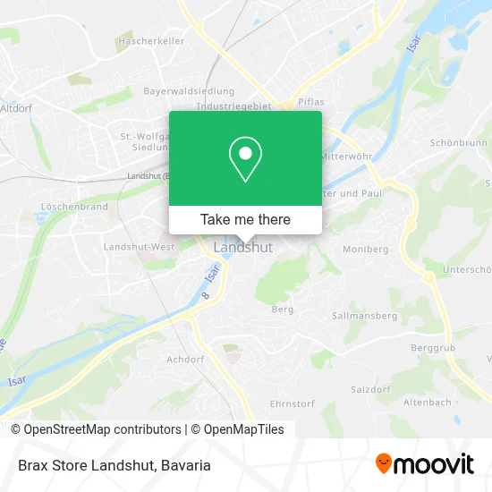 Brax Store Landshut map