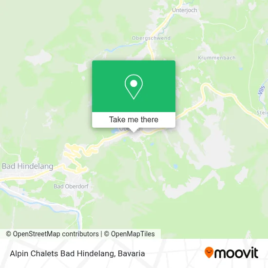 Alpin Chalets Bad Hindelang map