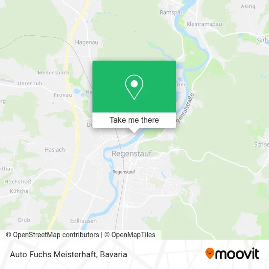 Auto Fuchs Meisterhaft map