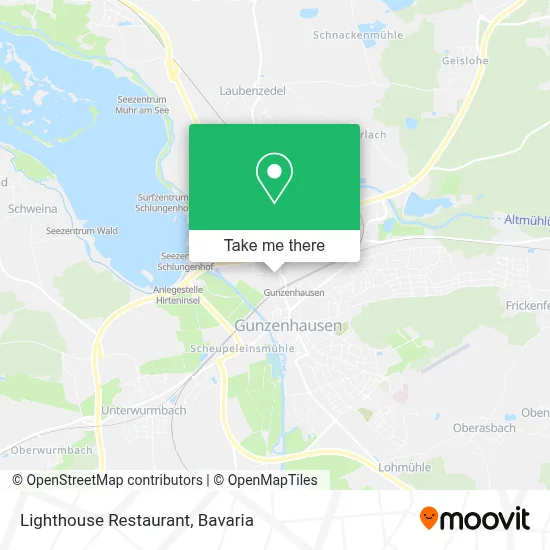 Lighthouse Restaurant map