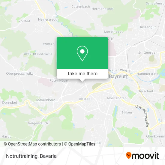 Notruftraining map
