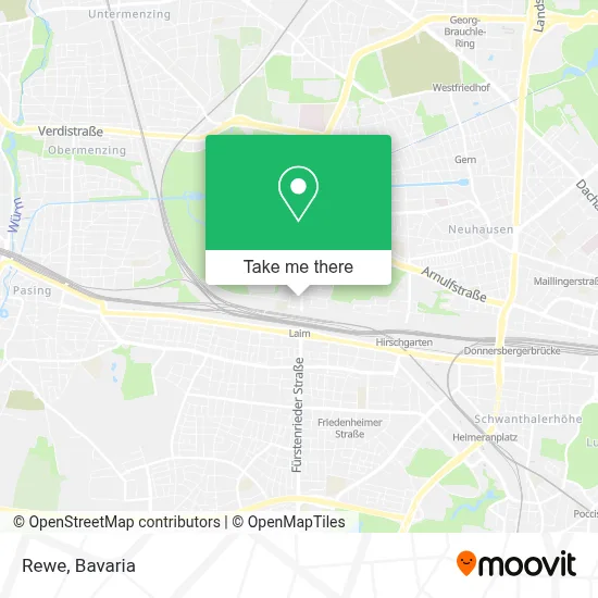 Rewe map