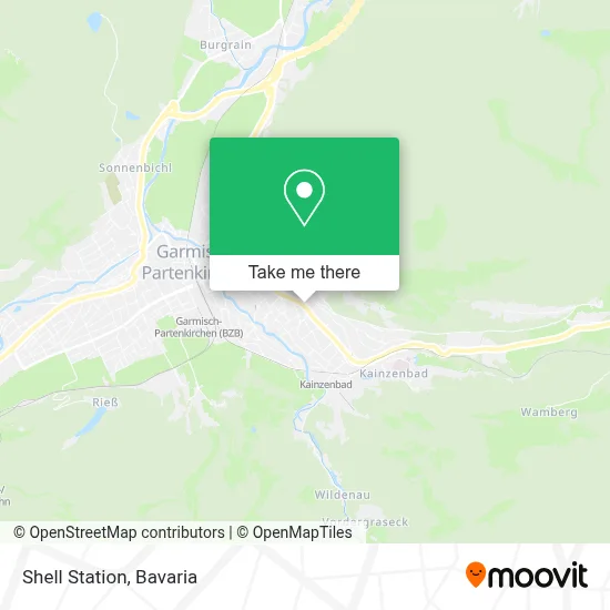 Shell Station map