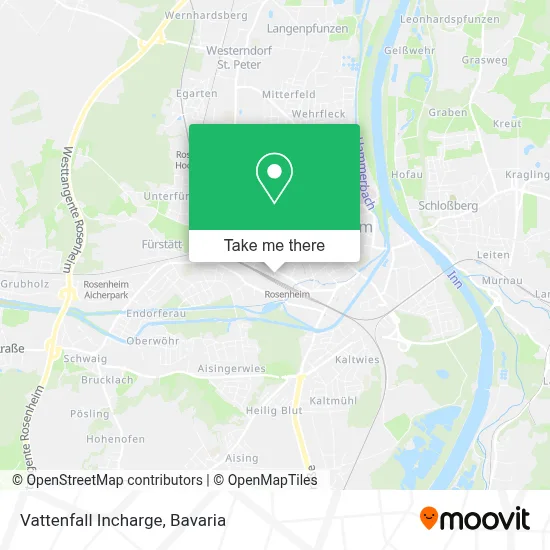 Vattenfall Incharge map