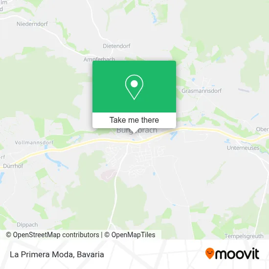 La Primera Moda map