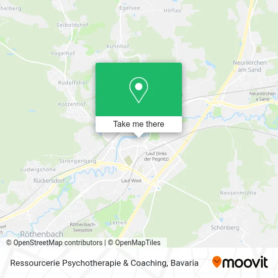 Ressourcerie Psychotherapie & Coaching map