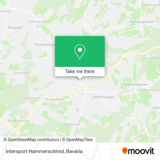 Intersport Hammerschmid map