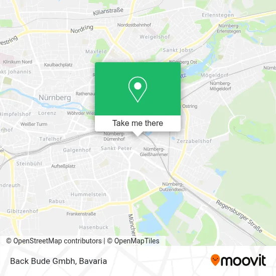 Back Bude Gmbh map