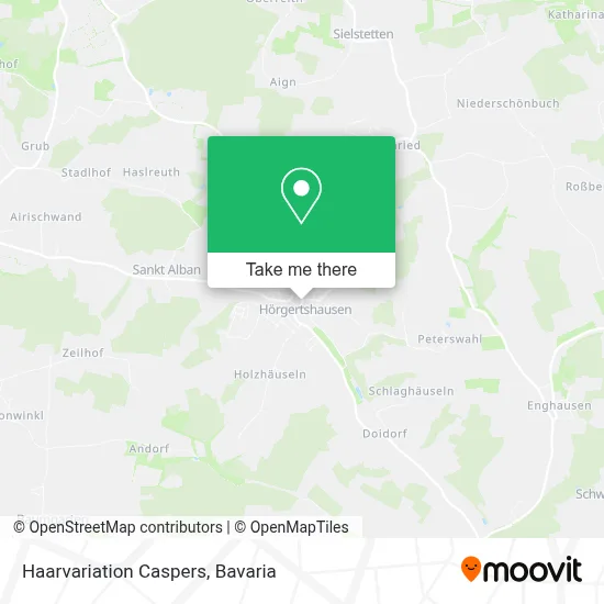 Haarvariation Caspers map