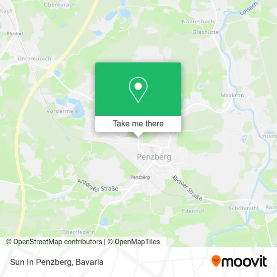 Sun In Penzberg map