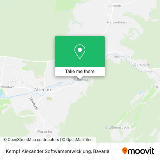 Kempf Alexander Softwareentwicklung map