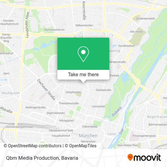 Qbm Media Production map