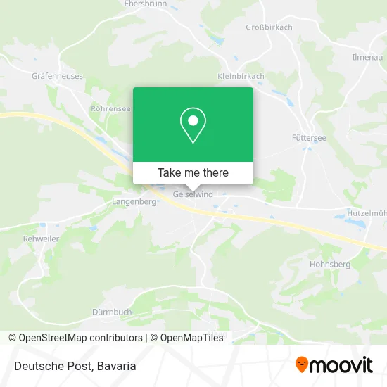 Deutsche Post map