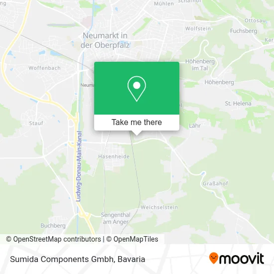 Sumida Components Gmbh map