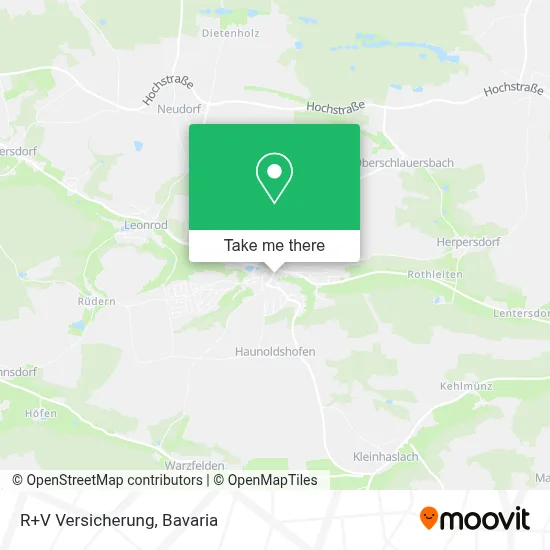 R+V Versicherung map