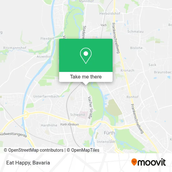 Eat Happy map
