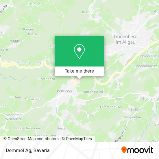 Demmel Ag map