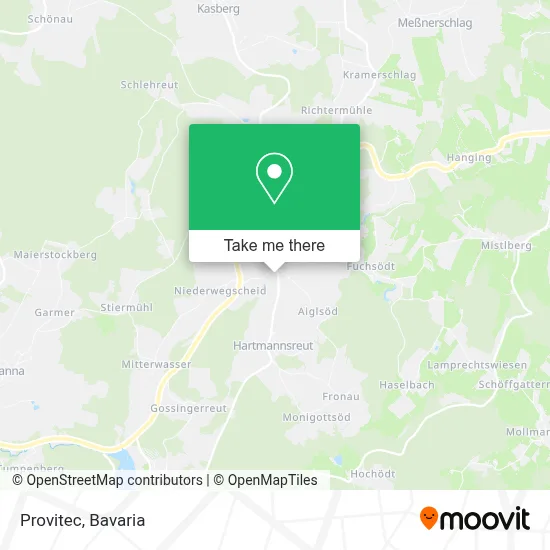 Provitec map