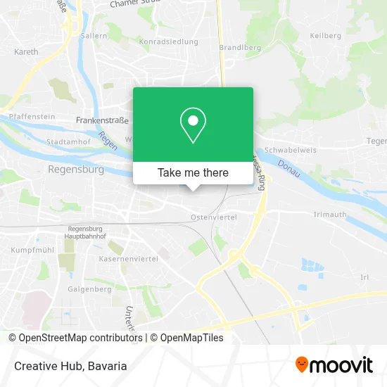 Creative Hub map