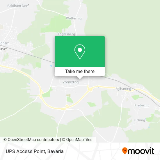 Ups Access Point map