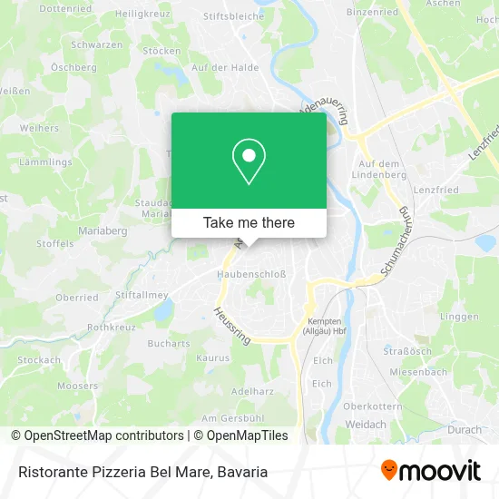 Ristorante Pizzeria Bel Mare map