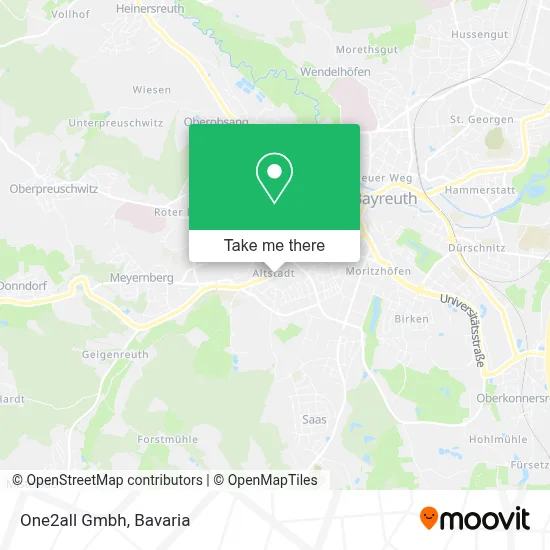 One2all Gmbh map