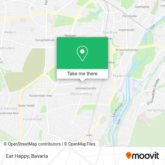 Eat Happy map