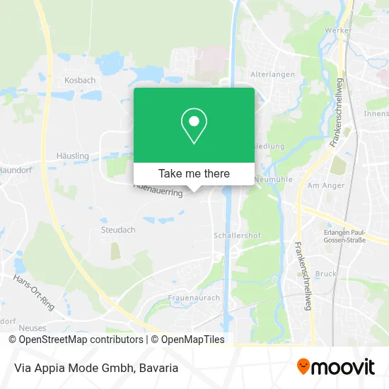 Via Appia Mode Gmbh map