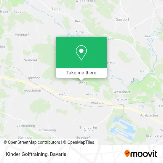 Kinder Golftraining map