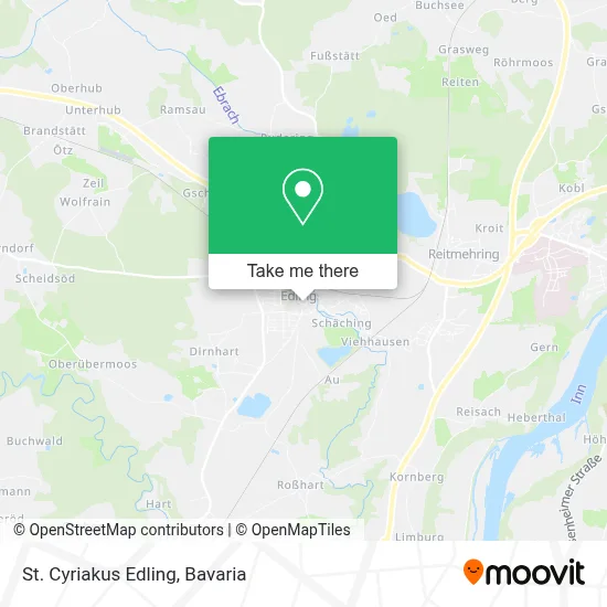 St. Cyriakus Edling map