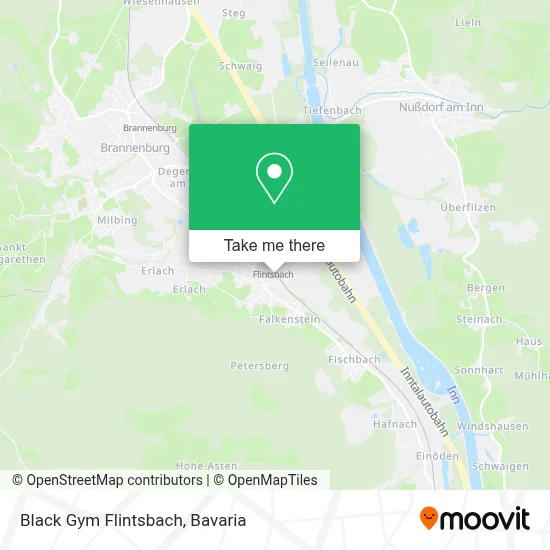 Black Gym Flintsbach map